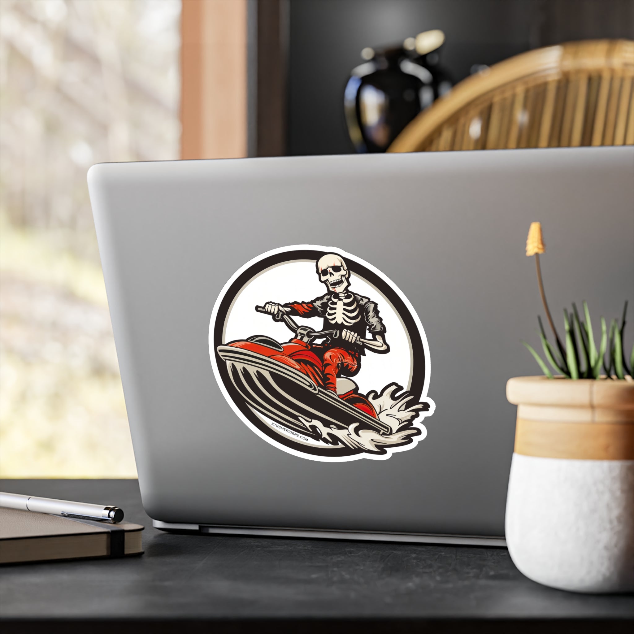 Skeleton on Jet Ski- Xtreme Riderz- Vinyl Decals